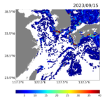 海洋ごみ予報画像9月15日
