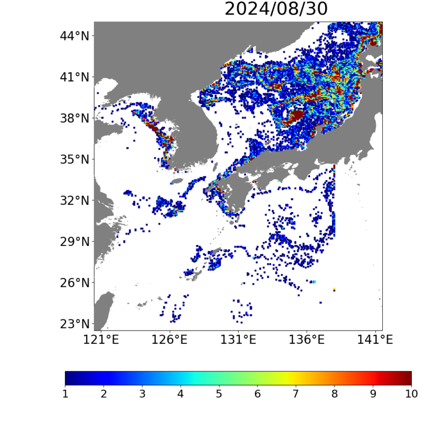 海洋ごみ予報2024年8月