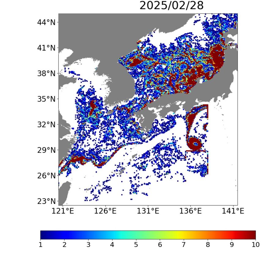 【独自】海洋ごみ予報2025年2月