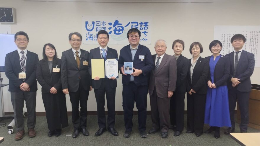 益田市の民話「高島のおイセさん」アニメ作品完成披露