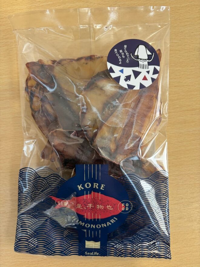 SDGｓな「イカミミ乾燥」おつまみやおやつに！捨てられていた部分も食べられるよ